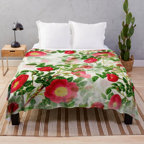Item preview, Red Colour Flowers Pattern designed and sold by sasijaya.