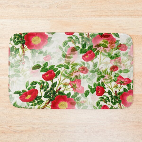 Item preview, Red Colour Flowers Pattern designed and sold by sasijaya.