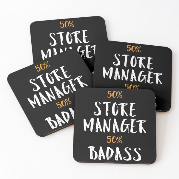 Item preview, 50% Store Manager 50% Badass Coworker gift designed and sold by Gordon Nelson.