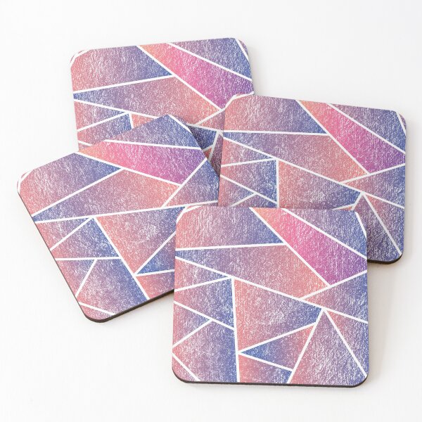 Item preview, Stylish fashionable TEXTURED Abstract geomatric shapes GRADIENT COLORFUL designed and sold by FLASHOP.