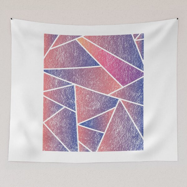 Item preview, Stylish fashionable TEXTURED Abstract geomatric shapes GRADIENT COLORFUL designed and sold by FLASHOP.