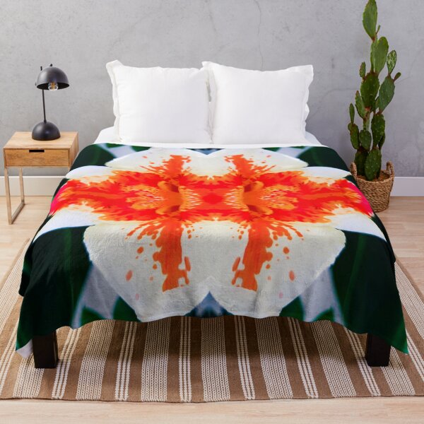 Item preview, Canna cleopatra- White flower with large petals spotted with red designed and sold by CSouissi.