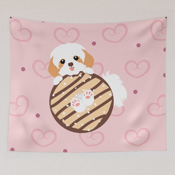 Item preview, Love Shih Tzu and Donut designed and sold by Lulupainting.