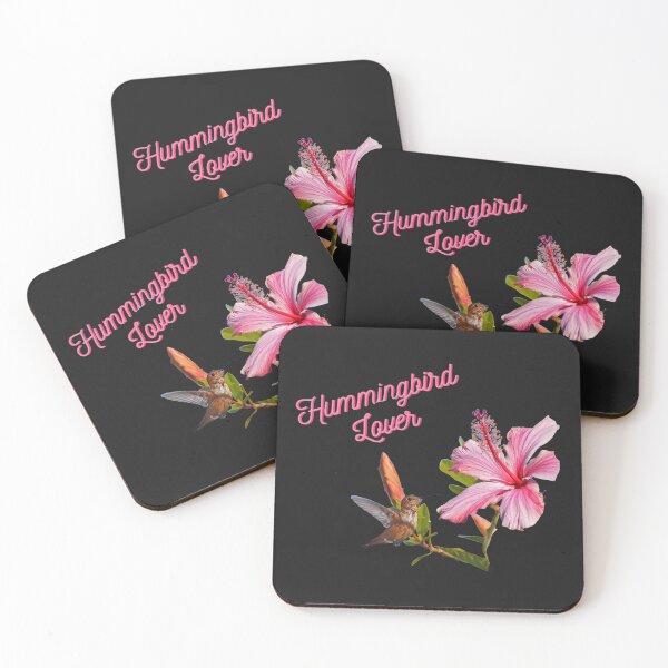 Item preview, Hummingbird And Pink Hibiscus Flower In Nature With Concetta Ellis  designed and sold by concettaellis.