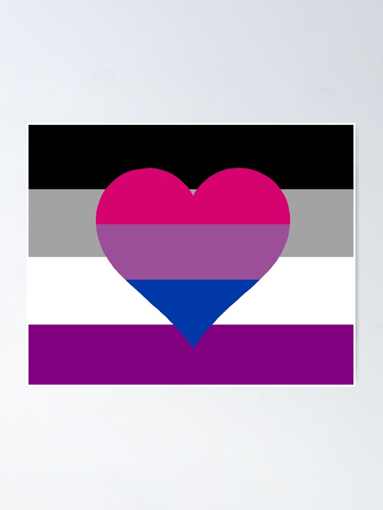 Biromantic Asexual Pride Poster For Sale By Sunatdaybreak Redbubble 