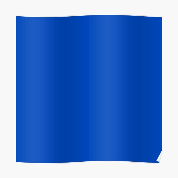 Chroma Blue Key Poster