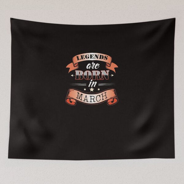 Item preview, Legends Are Born In March designed and sold by CR-SHOP.