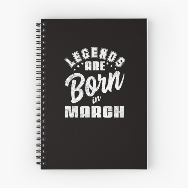 Item preview, Legends are Born in March designed and sold by CR-SHOP.