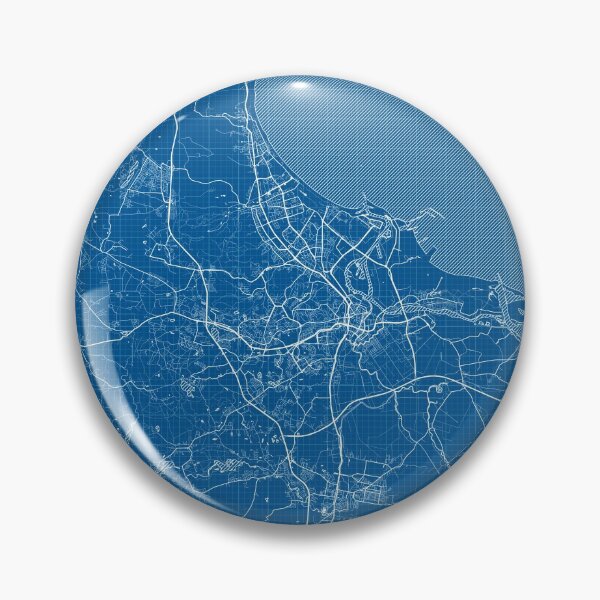 Item preview, Gdańsk City Map of Poland - Blueprint designed and sold by deMAP.