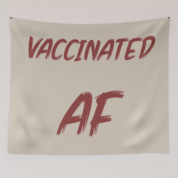 Item preview, Vaccinated AF designed and sold by ariaarti.