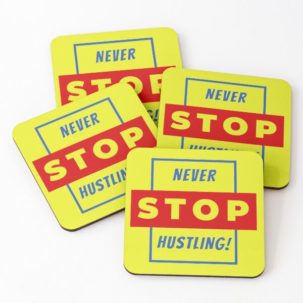 Item preview, Never Stop Hustling designed and sold by ReVamp  Store.