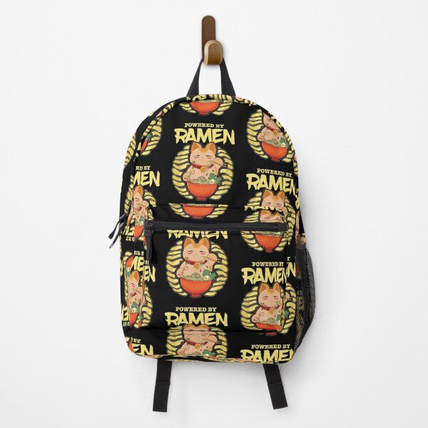 Item preview, Powered by Ramen Noodle Funny Cat Japanese Kawaii Anime designed and sold by Hananiah Merch.