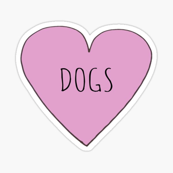 DOG LOVE Sticker