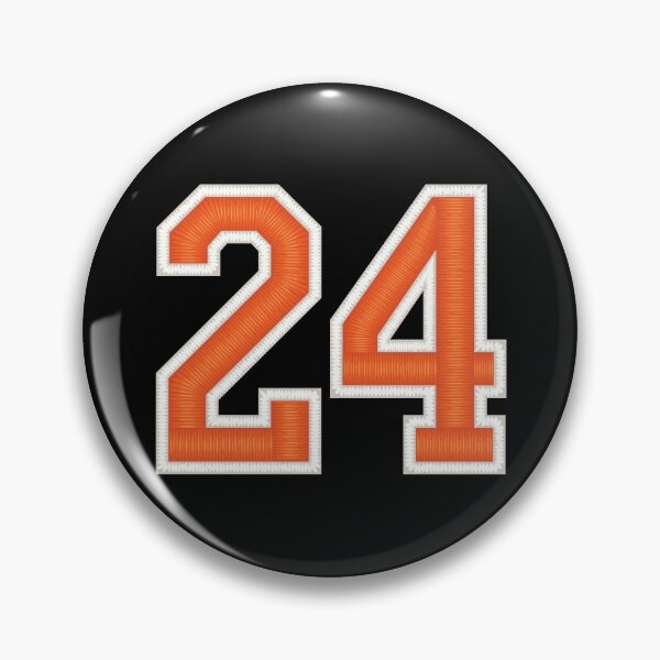 Item preview, Sports Number 24 Jersey twenty-four Orange designed and sold by elhefe.