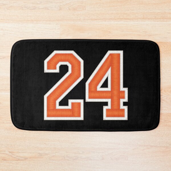Item preview, Sports Number 24 Jersey twenty-four Orange designed and sold by elhefe.
