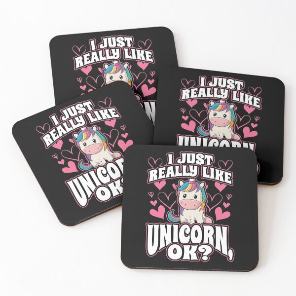 Item preview, I Just Really Like Unicorns OK Gift for Girls designed and sold by Hananiah Merch.