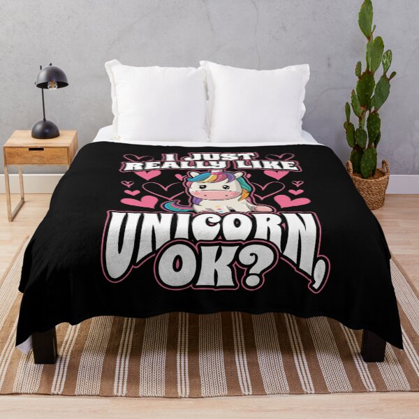 Item preview, I Just Really Like Unicorns OK Gift for Girls designed and sold by Hananiah Merch.
