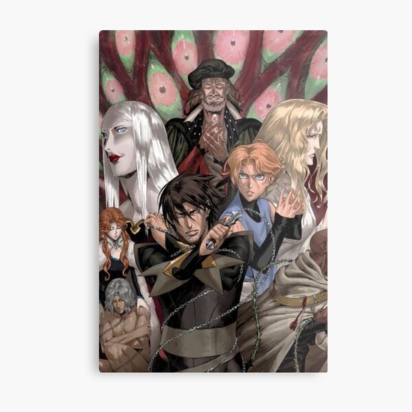 Castlevania Symphony of the Night HD Print Anime Wall Poster Scroll Room Decor