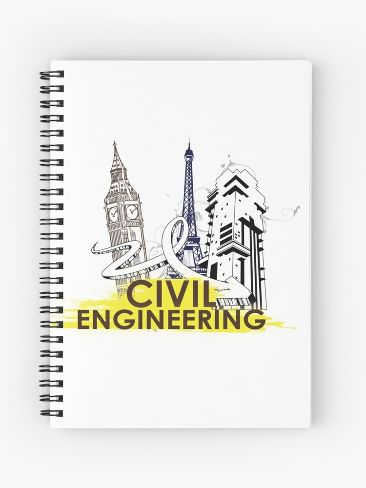 Cuaderno de espiral «¡Ingeniero civil!» de teesnaps | Redbubble