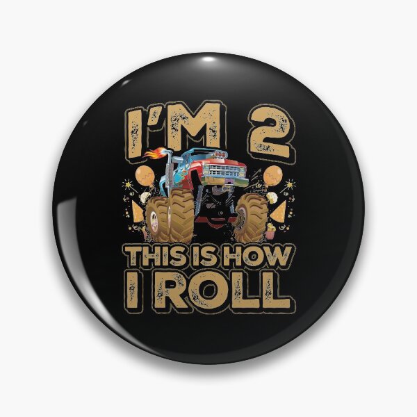 Item preview, Im 2 This is How I Roll Monster Truck Birthday Boy designed and sold by Hananiah Merch.