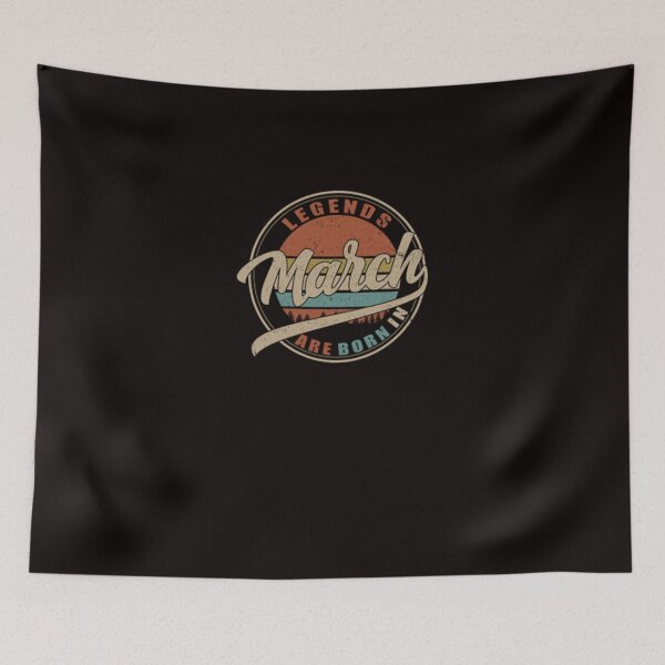 Item preview, Legends are Born in March designed and sold by CR-SHOP.
