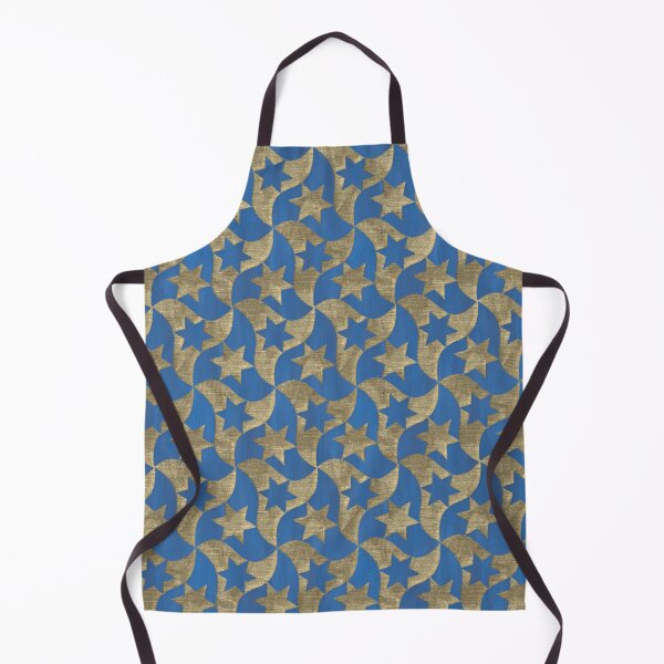 Item preview, Blue and gold spinners and stars designed and sold by GaHummingbird.