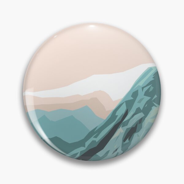 Item preview, Outdoor nature landscape pastel illustration - mountains designed and sold by MadandMean.