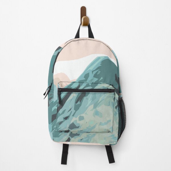 Item preview, Outdoor nature landscape pastel illustration - mountains designed and sold by MadandMean.