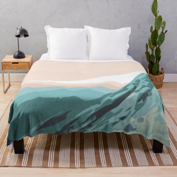 Item preview, Outdoor nature landscape pastel illustration - mountains designed and sold by MadandMean.