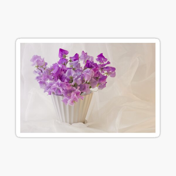 Item preview, Lavender Sweet Peas And Chiffon designed and sold by Sandra Foster.