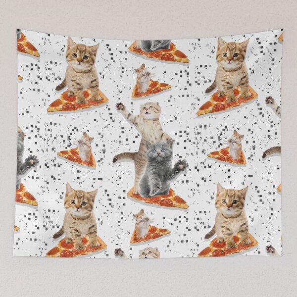 Item preview, Pizza - Pizza Slice - Cute Cats - Cool cat - I love Pizza designed and sold by BabyYodaSticker.