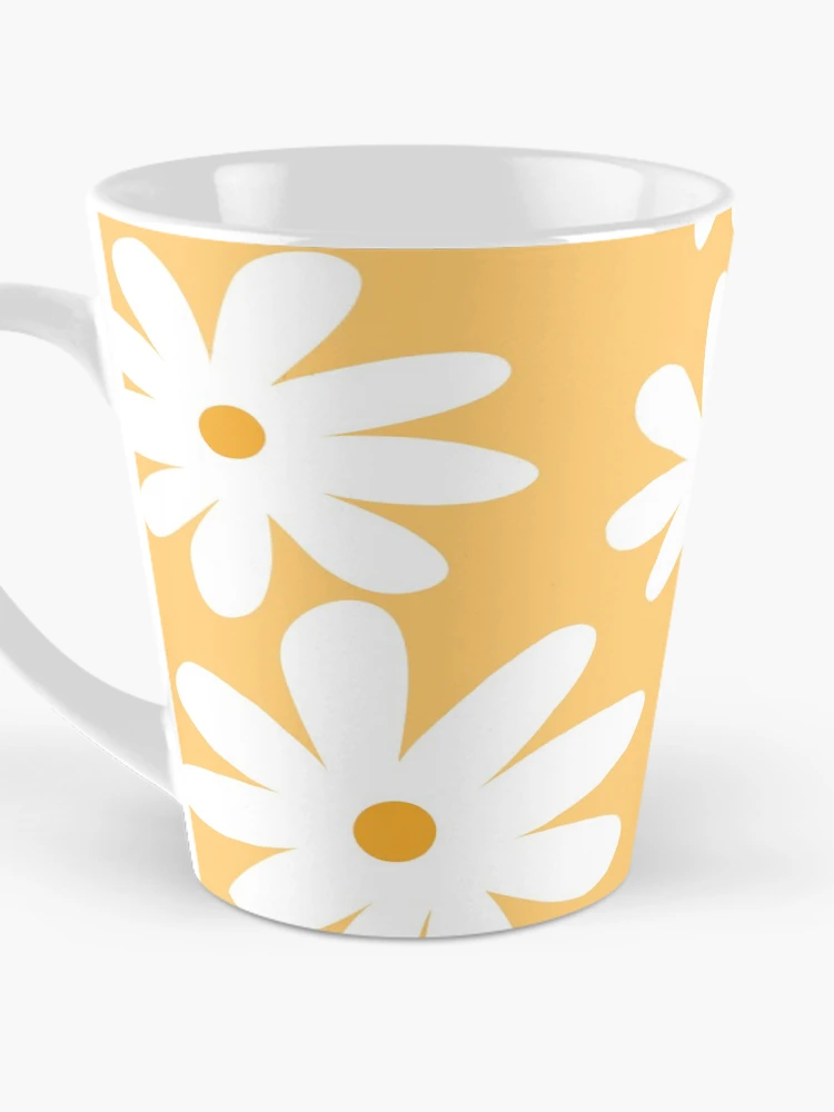 Thumbnail 3 of 4, Coffee Mug, Daisy Pattern designed and sold by Cute Bunny.