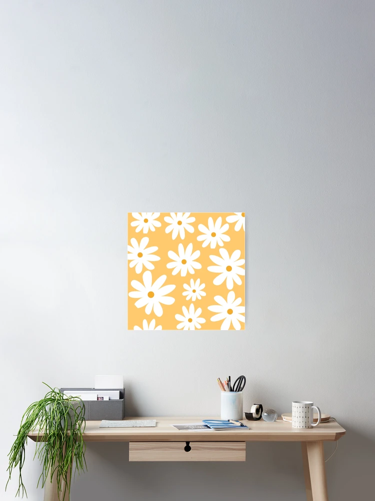 Thumbnail 2 of 3, Poster, Daisy Pattern designed and sold by Cute Bunny.