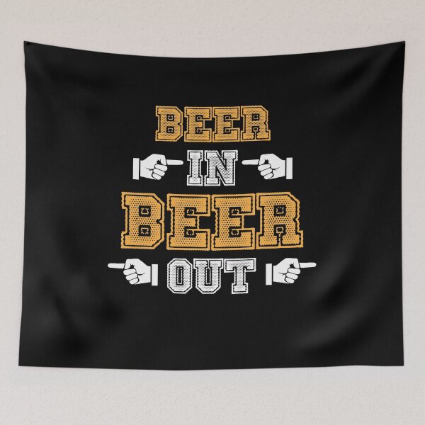 Item preview, beer in beer out gift for beer lover designed and sold by BaseStore.