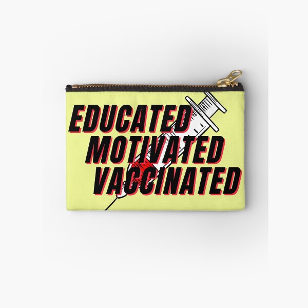 Item preview, Educated Motivated Vaccinated designed and sold by Share Your Passion.