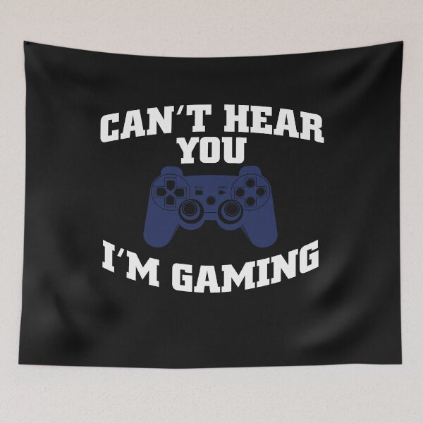 Item preview, CAN'T HEAR YOU I'M GAMING WOMEN MEN KIDS GAMER T-Shirt designed and sold by bigerdan.