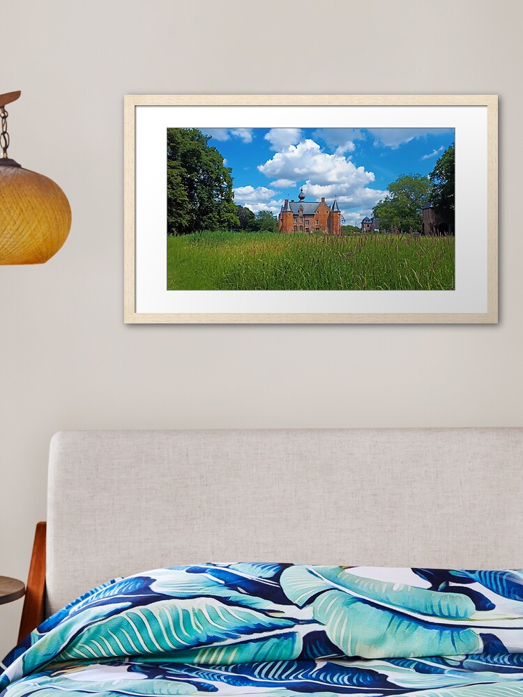 Thumbnail 2 of 7, Framed Art Print, Rumbeke Castle in Belgium designed and sold by ElenaWhiskers.