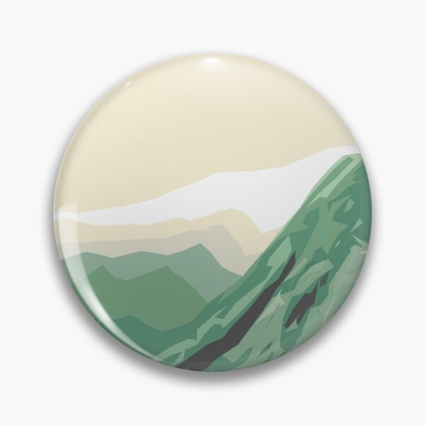 Item preview, Summer landscape outdoor pastel illustration - mountains designed and sold by MadandMean.