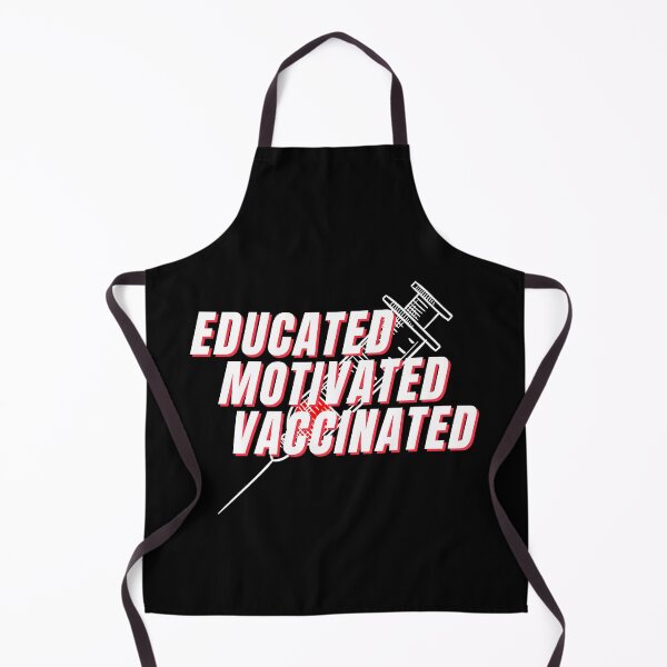 Aperçu de l'œuvre Éduqué Motivé Vacciné créée et vendue par Share Your Passion.