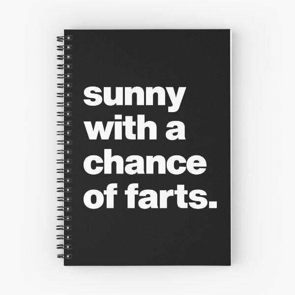 Item preview, Sunny with a chance of farts - Funny Saying Quote about Farting designed and sold by elhefe.