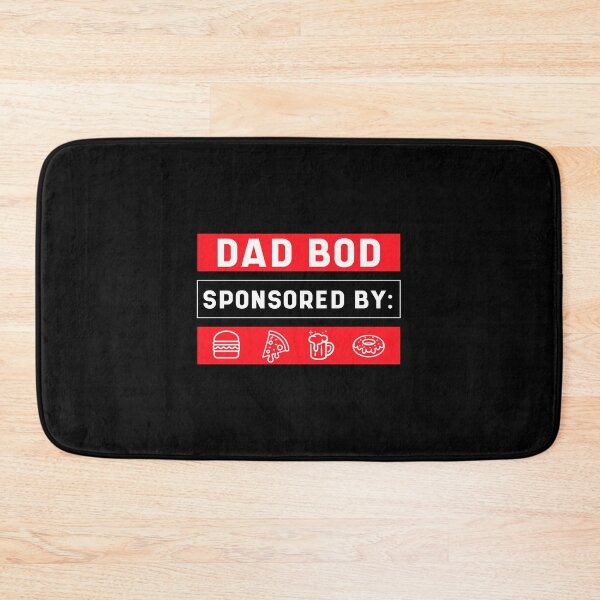 Item preview, Mens Dad Bod Sponsored by Burgers, Pizza, beer & donuts Cool Cute Fathers Day Gift funny designed and sold by DiogoCalheiros.