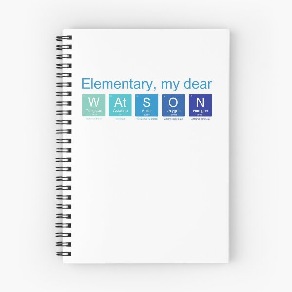 Item preview, Elementary my dear Watson, nerdy Sherlock Holmes fan science designed and sold by kateshephard.