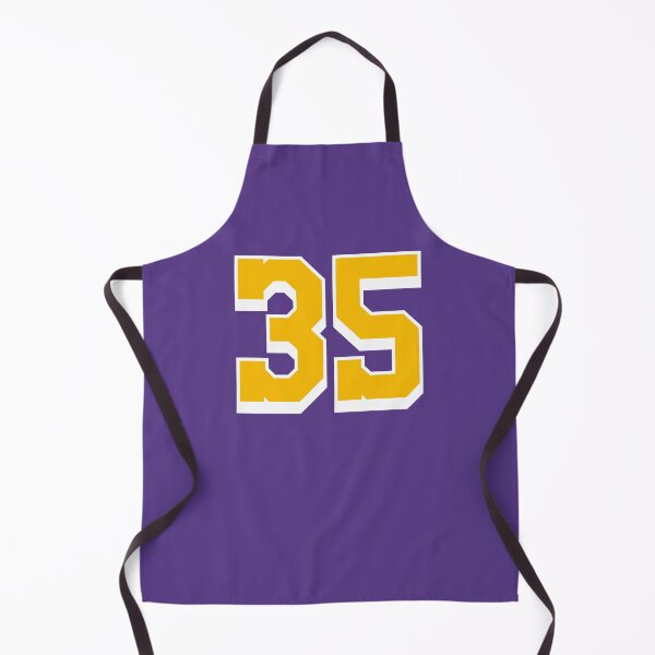 Item preview, 35 Yellow Number thirty-five Purple Basketball Jersey designed and sold by elhefe.