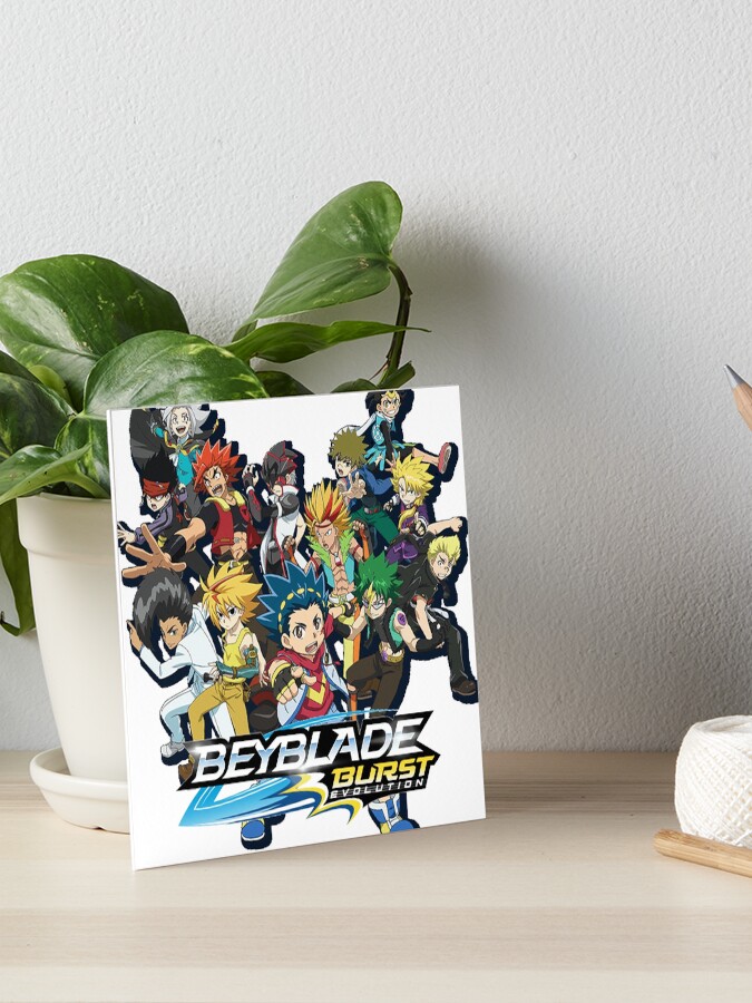 Beyblade Burst Evolution Team Art Board Print By Imranburst Redbubble