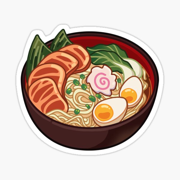 Ramen Sticker for by matchayolk | Redbubble