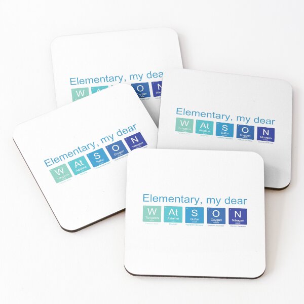 Item preview, Elementary my dear Watson, nerdy Sherlock Holmes fan science designed and sold by kateshephard.