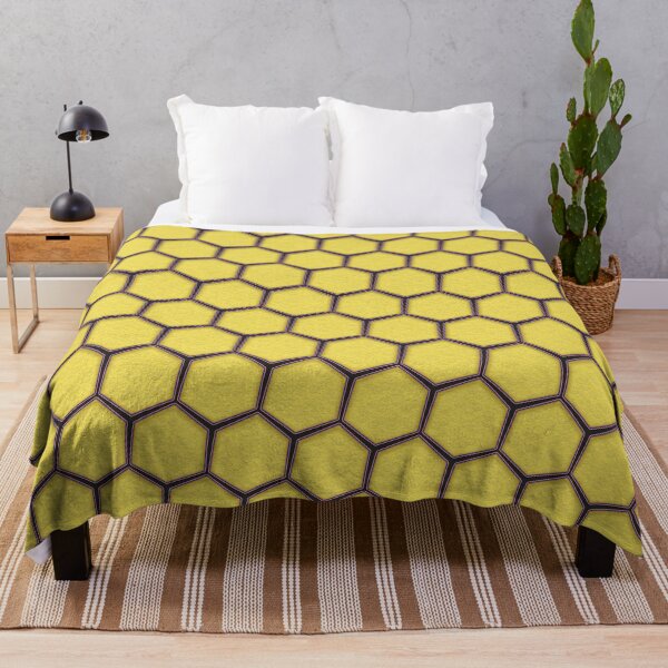 Aperçu de l'œuvre Bee Hive Motif jaune et gris créée et vendue par MariusMunteanu.