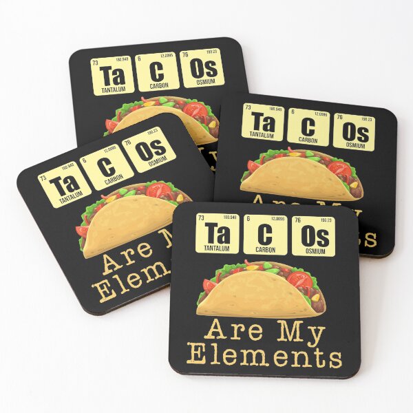 Aperçu de l'œuvre Amoureux de Taco chimie drôle citation tableau périodique Science drôle cadeau créée et vendue par WelderSurgeon.