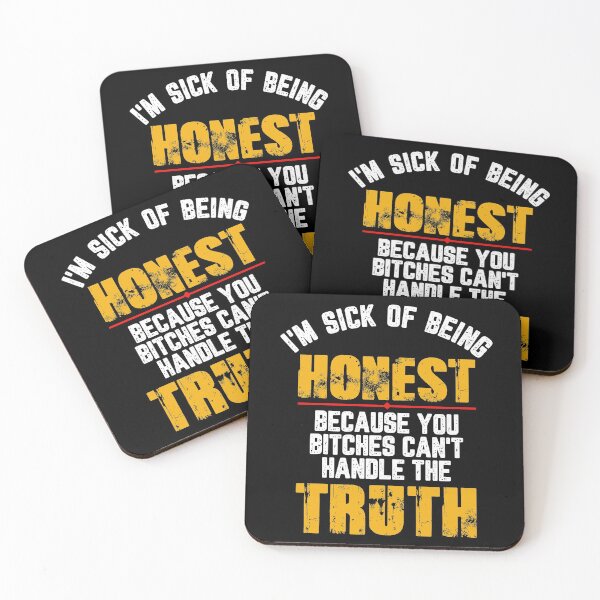 Item preview, Sick of Being Honest designed and sold by MaddFictional.