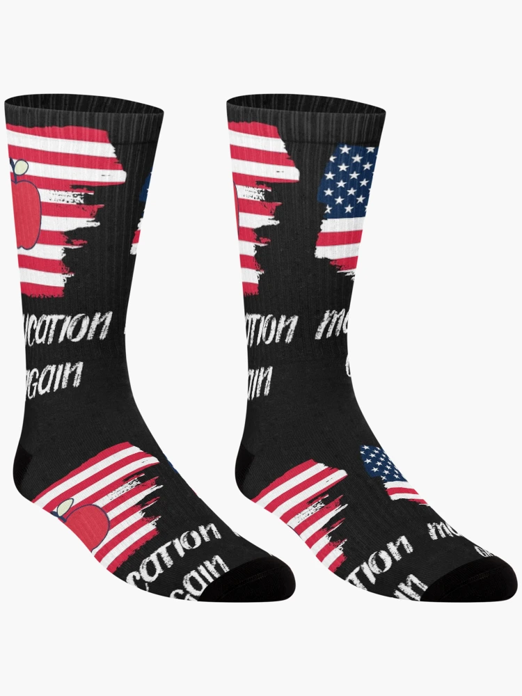 Thumbnail 3 of 5, Socks, Make Education Great Again designed and sold by DesignsofNote.